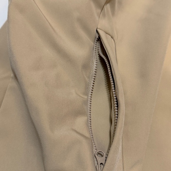 Mondetta Long Soft Shell Hooded Jacket Fleece Interior Light tan size XXL NWT - Picture 6 of 10